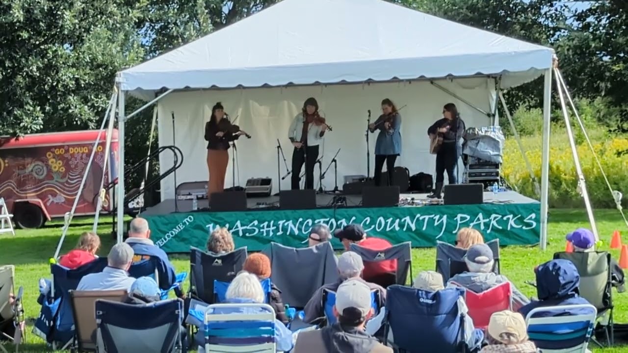 Triple Fiddle live at Lake Elmo Park Reserve in Lake Elmo, MN- Sep. 6th, 2025