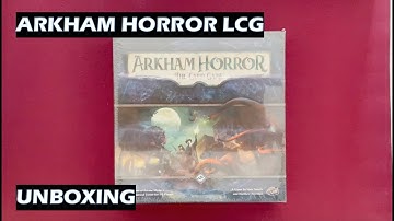 Arkham Horror LCG Core set unboxing
