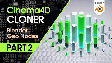Blender 2.93 - Build a C4D Cloner and Effector Falloff with Blender Geometry Nodes (PART-2)