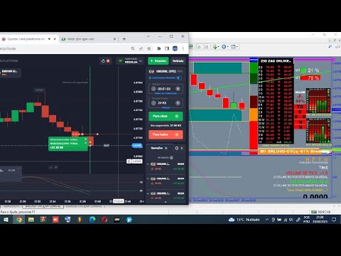 DE R$ 105 para R$ 529 No OTC da Quotex espelhado no MT4 mais zig zag ...