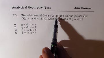 Analytic Geometry MPM2D Test Multiple Choice