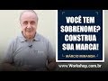 Você tem sobrenome?  Palestrante Marcio Miranda