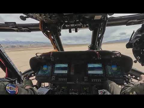 Flying the Whiskey - Awesome Cockpit View of an HH-60W Black Hawk