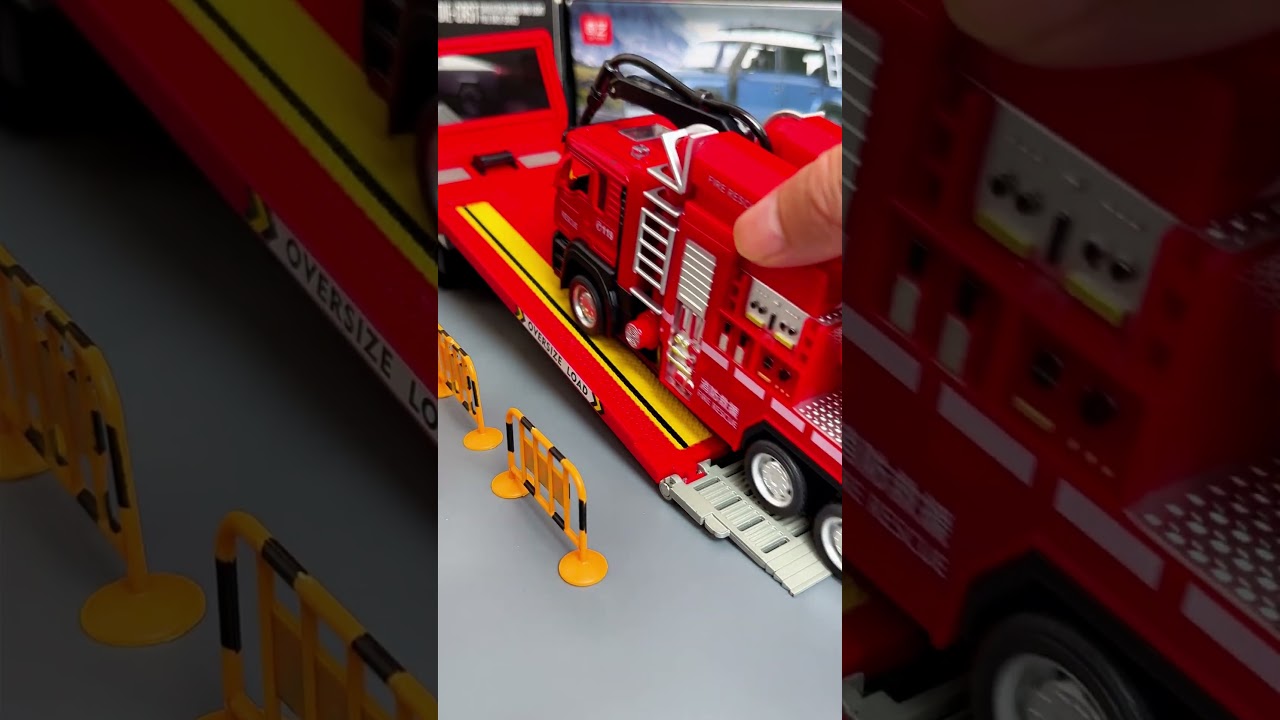Tow Truck Diecast Model – Bringing Damaged Car for Repair!  #toys #truck #diecast  #automobile