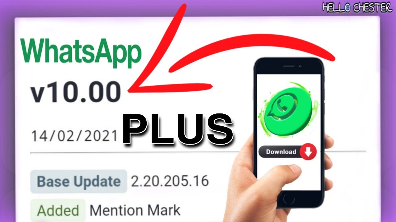 Actualizar WhatsApp PLUS V10.00 Febrero 2021 🔥 Yowhatsapp Plus V10.00