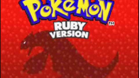Pokemon Ruby Intro