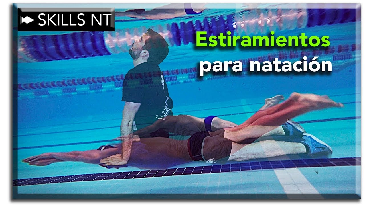 Guía de estiramientos para patada de delfín. Yoga para nadadores natacion para bebes