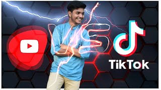 TIKTOK V/S YOUTUBE Dharmanagar||The. End of tiktok users||Tripura roasting boy