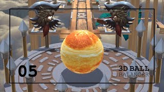 3D Ball Balancer: Balance Ball | Gameplay part.05 | The Sky Map Level 11-15