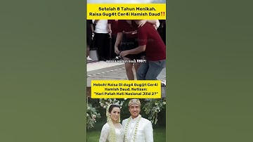 Raisa Gug@t Cer@i Hamish Daud?! Netizens Can