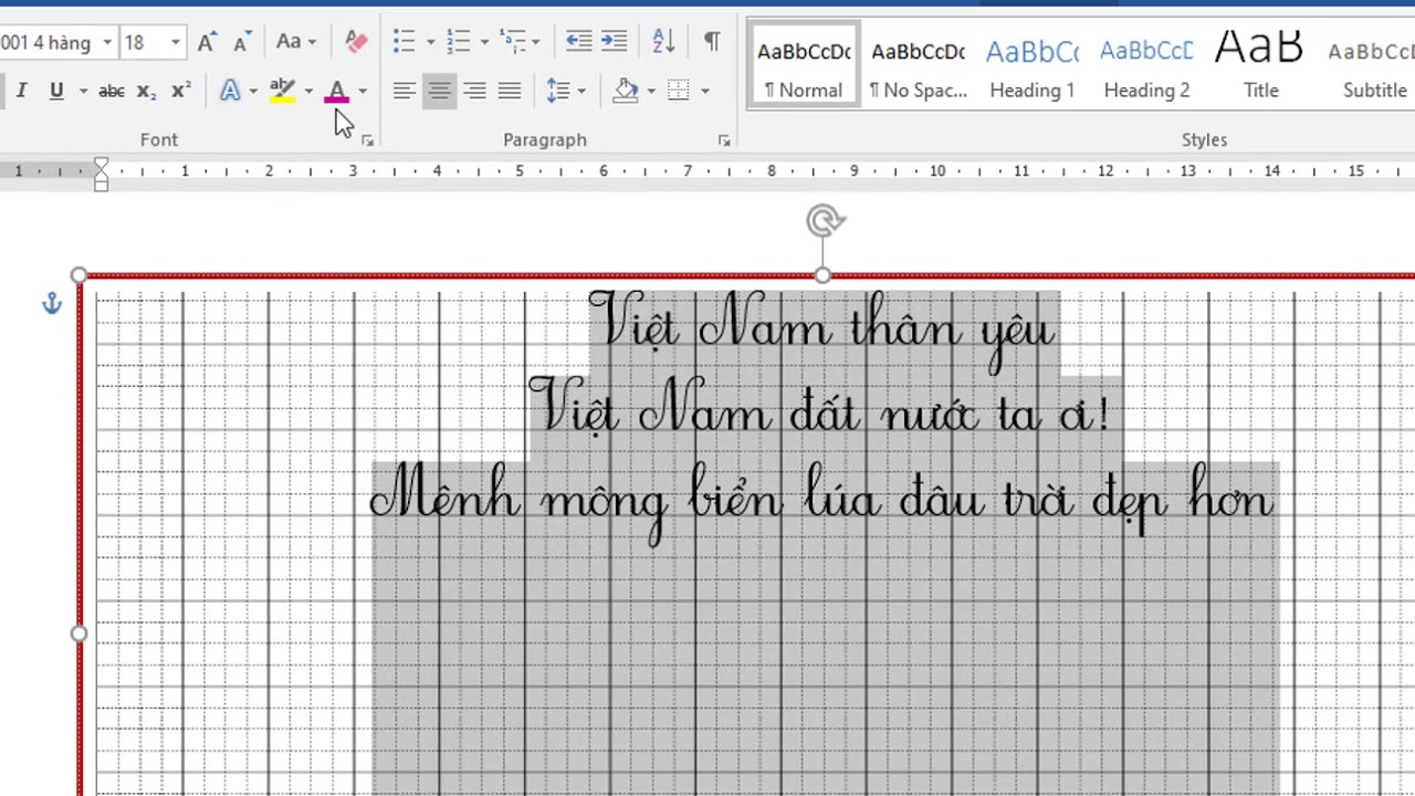 Hướng Dẫn Chi Tiết Cách Tạo Dòng Kẻ Ô Li Và Chèn Chữ Viết Vào Giống Như Vở  Tập Viết - Youtube