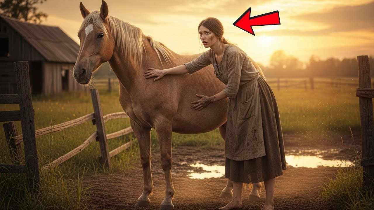 MOÇA HUMILDE HERDA CAMPO ABANDONADO E ÉGUA PRENHA — O POTRO NASCIDO TINHA UM SINAL QUE VALIA FORTUNA