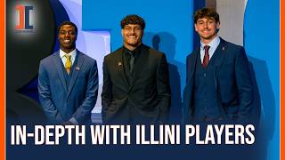 Exclusives: Illini QB Katin Houser, DB Matthew Bailey & DB Juice Clarke at Big Ten Media Days