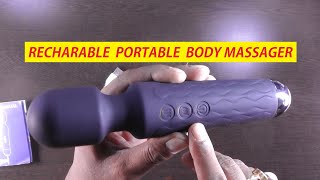 RECHARABLE  PORTABLE  BODY MASSAGER in HINDI screenshot 4