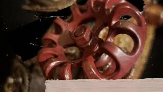 BRONZEDcurlz - Time Drips By, a steampunk altered clock frame