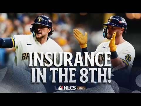 FULL BOTTOM 8th: Brewers add on TWO HUGE INSURANCE RUNS vs. Dodgers! 😤 | MLB Highlights