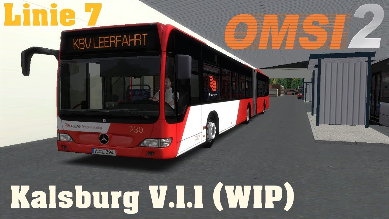 OMSI 2 [#2 Kalsburg V.1.1] Ansagen Test [Linie 7] 1080p [HD]