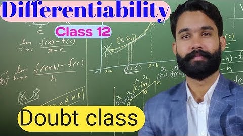 Continuity and differentiability/doubt class/RBSE class 12 math chapter 6
