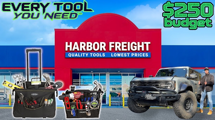 Can I Buy The Ultimate Vehicle Tool Kit From Harbor Freight?