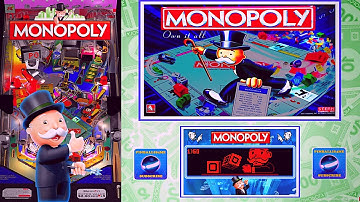 4K Monopoly (Stern 2001) Vpx Visual Pinball Gameplay (3 Screen Setup)