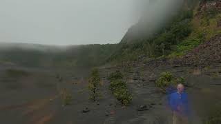 hiking kilauea iki crater floor Volcano NP