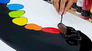 Color Explosion!! ~ Brightline Series ~ Acrylic Pouring