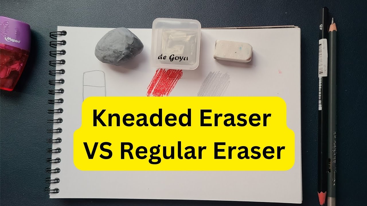 Eraser Vs Ruler Kneaded Eraser VS Regulat Eraser For Drawing and Painting: My Choice ...