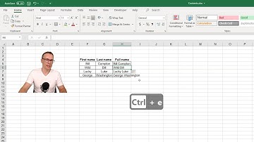 How to use Excels Flash Fill shortcut Ctrl+E