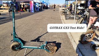 The Gotrax GX3 Test Ride