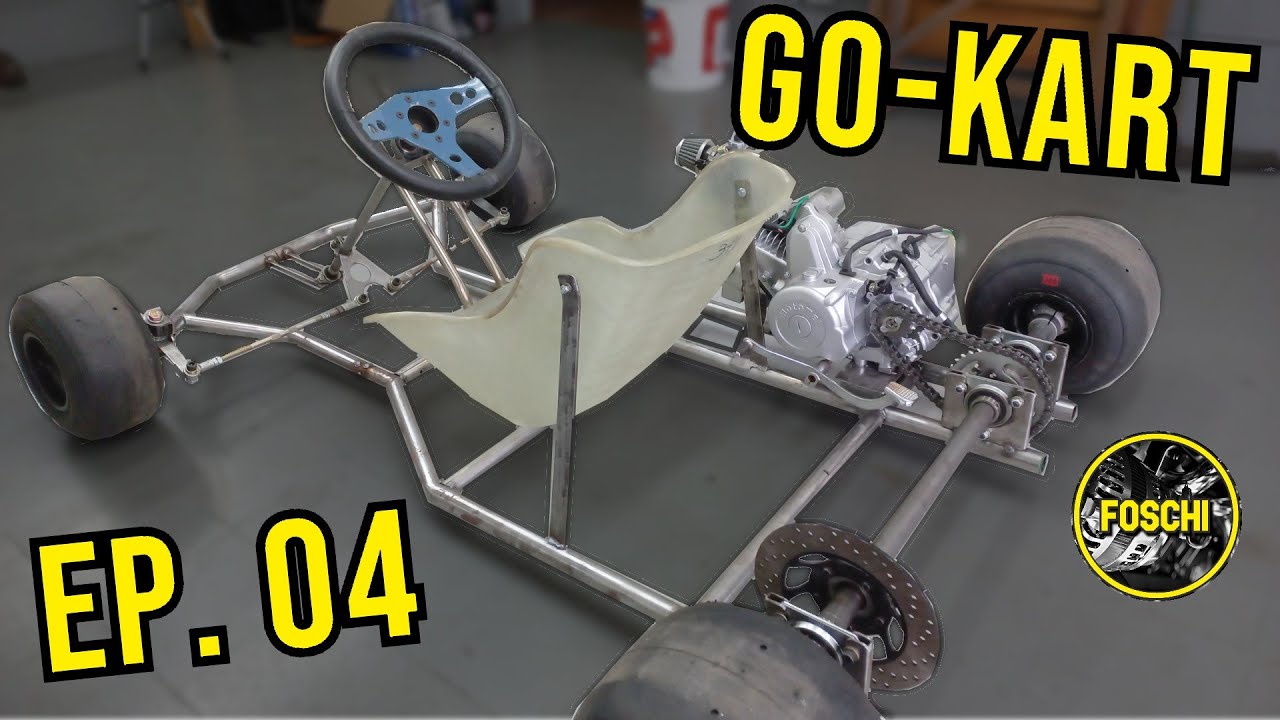 BUTACA, MOTOR y COLUMNA DE DIRECCIÓN / Fabricación KARTING 𝗘𝗽.𝟬𝟰 - FOSCHI
