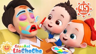 Vamos a Maquillar a Papá | Canción de Colores | LiaChaCha en Español  Canciones Infantiles