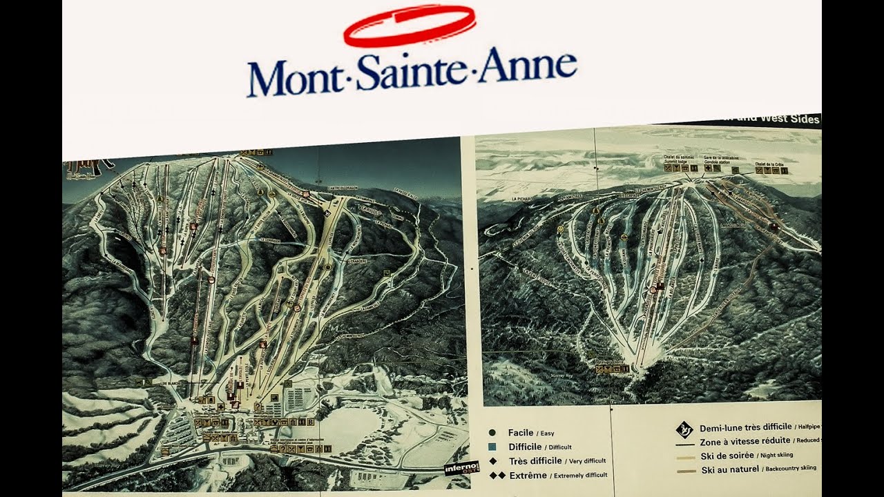 Night Skiing Mont Sainte Anne. Ski Canada YouTube