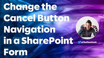Change SharePoint Form Navigation Target on Cancel Button