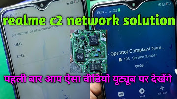 Realme c2 network solution ,realme c2 oppo a1k network ic repair