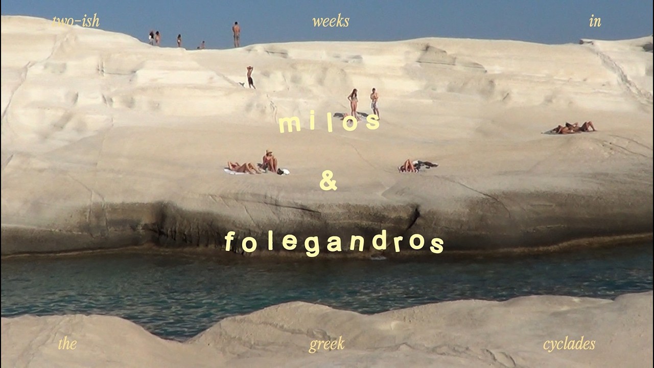 two-ish weeks in the greek cyclades ★ milos and folegandros