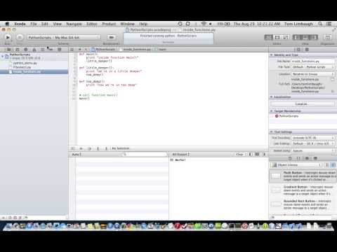 Python From Xcode
