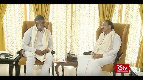 MoS Culture and Tourism Prahalad Singh Patel meets Vice President M Venkaiah Naidu