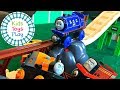 Thomas & Friends Mystery Wheel Downhill Toy Train Races | Thomas the Train Wooden Railway Crashes