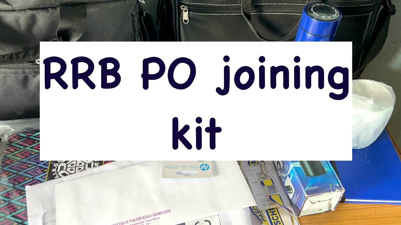 RRB PO 2023 Joining kit