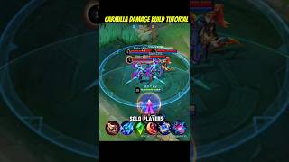 ✅CARMILLA DAMAGE BUILD TUTORIAL #moba5v5pippin #moba5v5english #mobalegends5v5 #shorts #carmilla