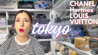 Rare Vintage Bags in Japan  ❤ Tokyo Shopping Vlog ❤ Ralphs Cafe ❤ Chanel, LV, Hermes Casanova