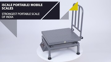 iScale Portable/ Mobile Digital Weighing Scale with Front & Back Double Display & Detachable Handle
