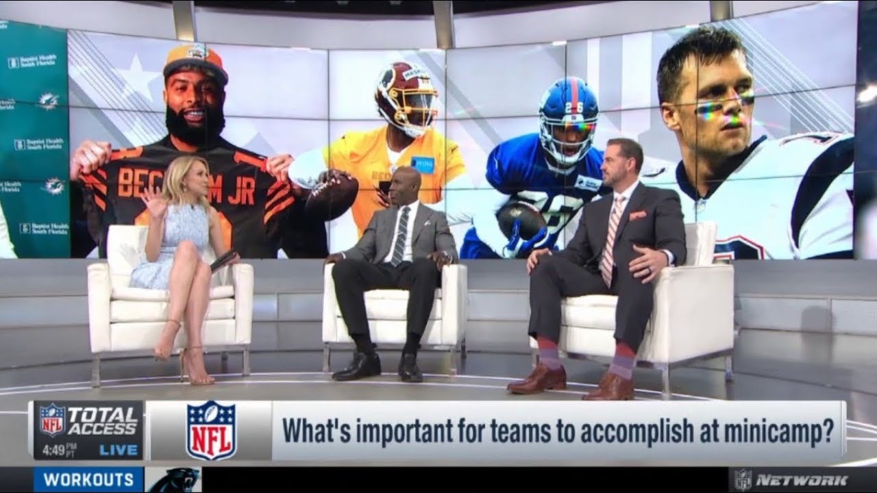 NFL Total Access | What's important for team to accomplish at minicamp?- Shaun O'Hara, Terrell Davis - YouTube