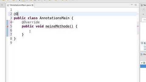 Was sind Annotationen in Java?