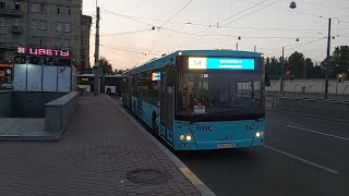 Автобус, маршрут №S4 МАЗ-216.066 б.1162 (23.06.2021) Санкт-Петербург