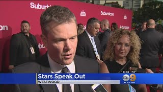 'Suburbicon' Stars Weigh In On Weinstein Scandal