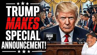 President Trump Makes Special Announcement From The Oval Office On OCTOBER 7TH
