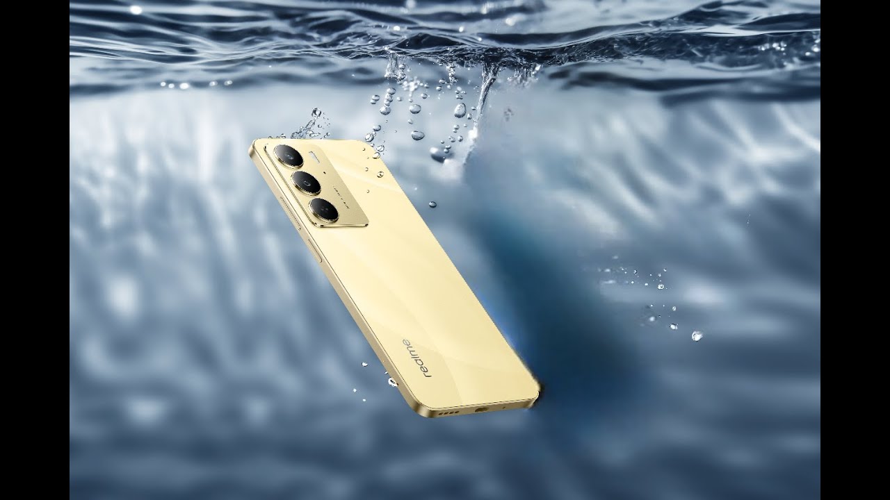 realme C75 prova in acqua