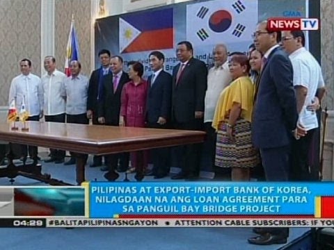 Pilipinas at Export-import Bank of Korea, nilagdaan na ang loan agreement