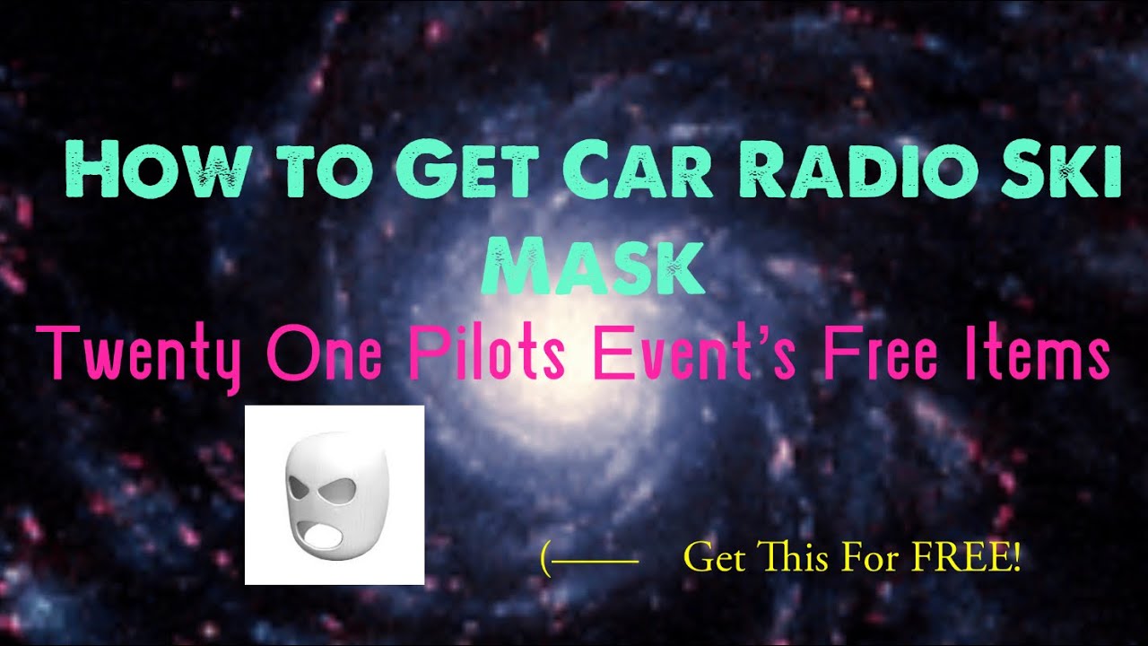 How To Get Ski Mask Roblox FREE ITEM! Twenty one pilots live concert